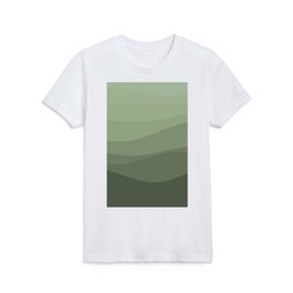 Deep green forest sea Kids T Shirt