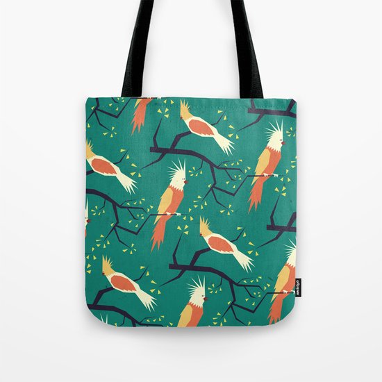 Jolly bird pattern Tote Bag