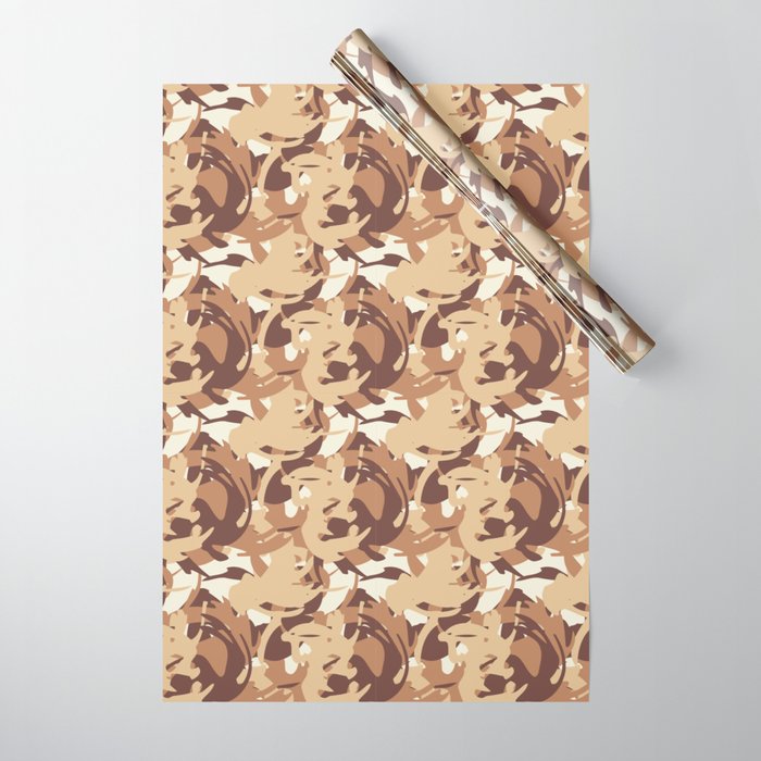 Deployed Army camouflage Pattern  Wrapping Paper
