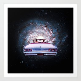 A Galactic Getaway Art Print