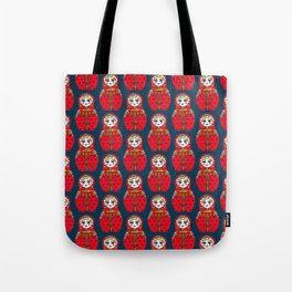 Russian Doll Tote Bags Society6 Russian Doll Pattern Tote Bag
