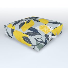 Lemons pattern Outdoor Floor Cushion