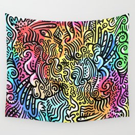 Squiggles and Giggles Wall Tapestry