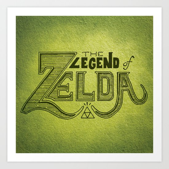Legend of Zelda Art Print