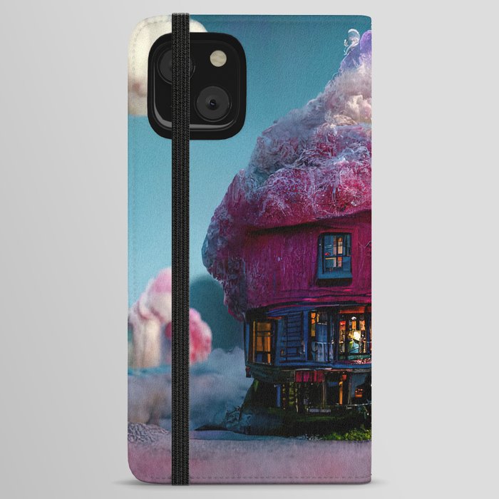 Cotton Candy House iPhone Wallet Case