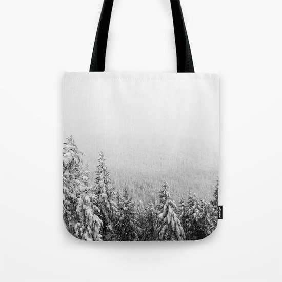 Winter vibes #evergreen #society6 Tote Bag