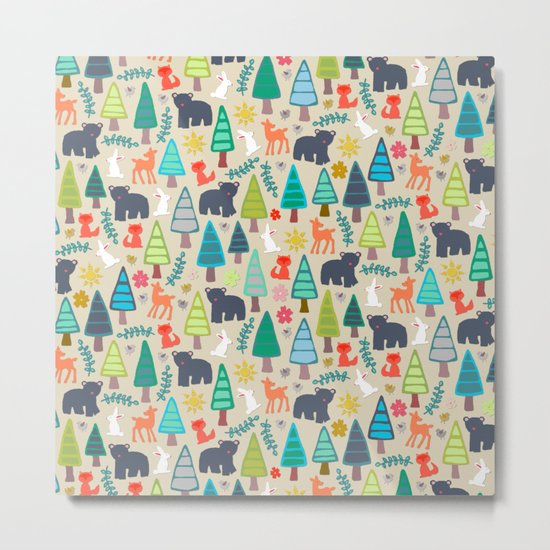summer woodland Metal Print