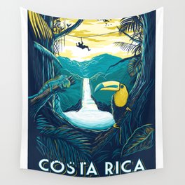 costa rica rainforest Wall Tapestry