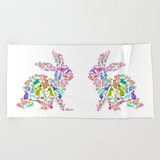 Soul Bunny - Spring Time Beach Towel