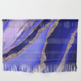Lapis Blue and Lavender Flow Wall Hanging