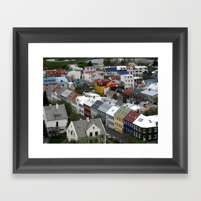 Reykjavik, Sweet. Framed Art Print