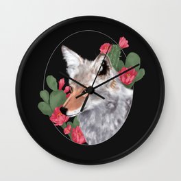 CCPS Coyote and Cacti Wall Clock