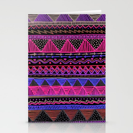 Ocean T Neon Stationery Cards