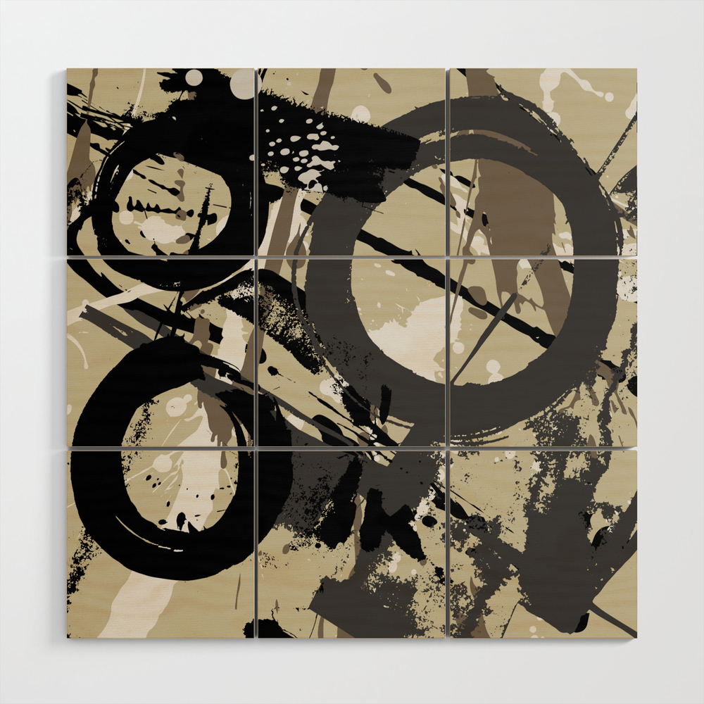 Enso Groove D by Kathy Morton Stanion Wood Wall Art by kathymortonstanion