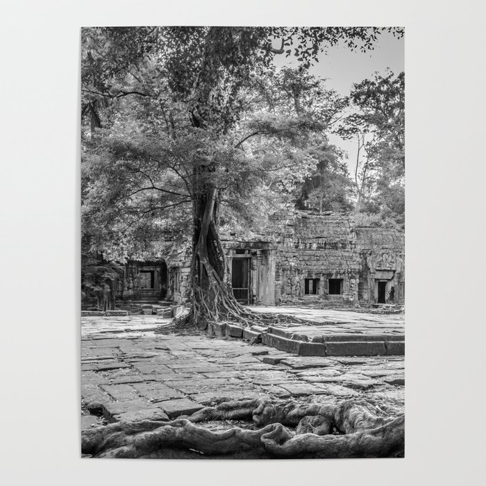 Ta Phrom, Angkor Archaeological Park, Siem Reap, Cambodia Poster