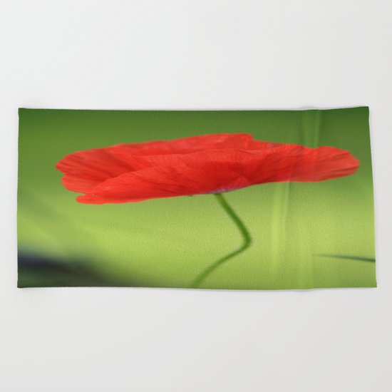Poppy Love Beach Towel