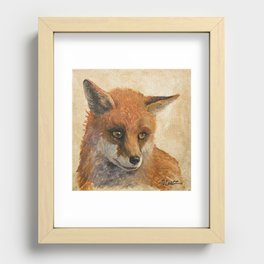 The Little Fox Recessed Framed Print