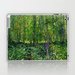 Vincent Van Gogh Trees and Undergrowth 1887 Laptop Skin