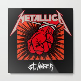 st anger metal Metal Print