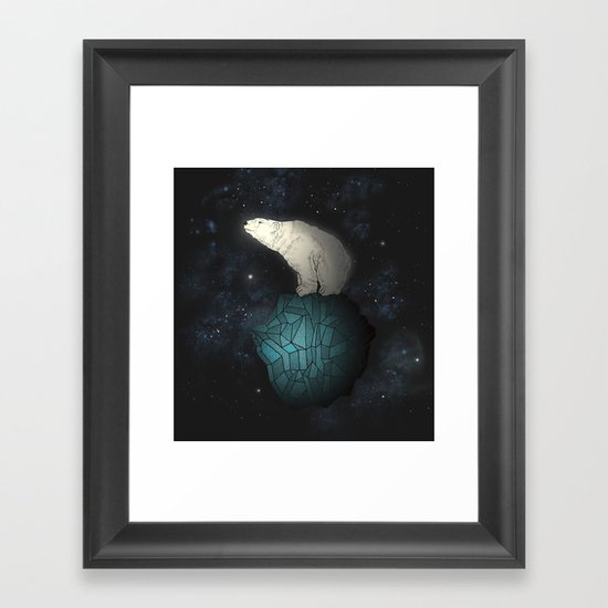 Bear Cosmos Framed Art Print