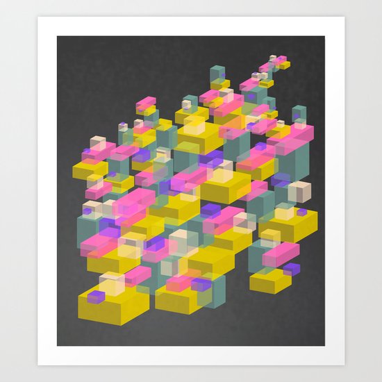 Cubes #2 Art Print