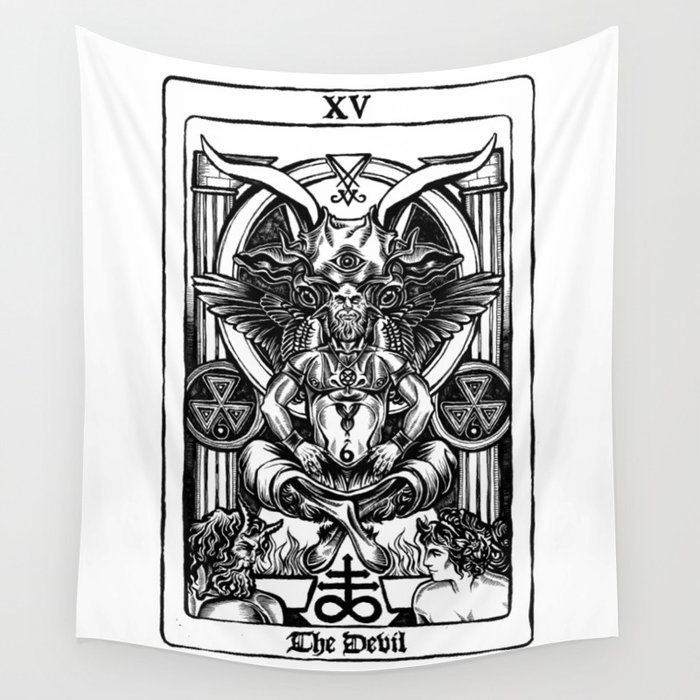 Devil tapestry best sale