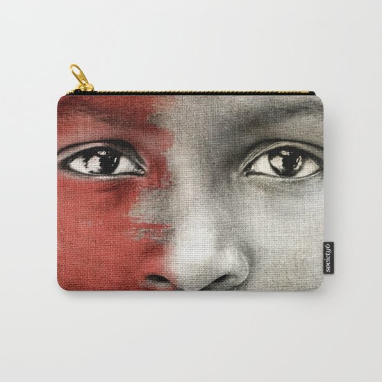 Colored Children 6 Carry-All Pouch