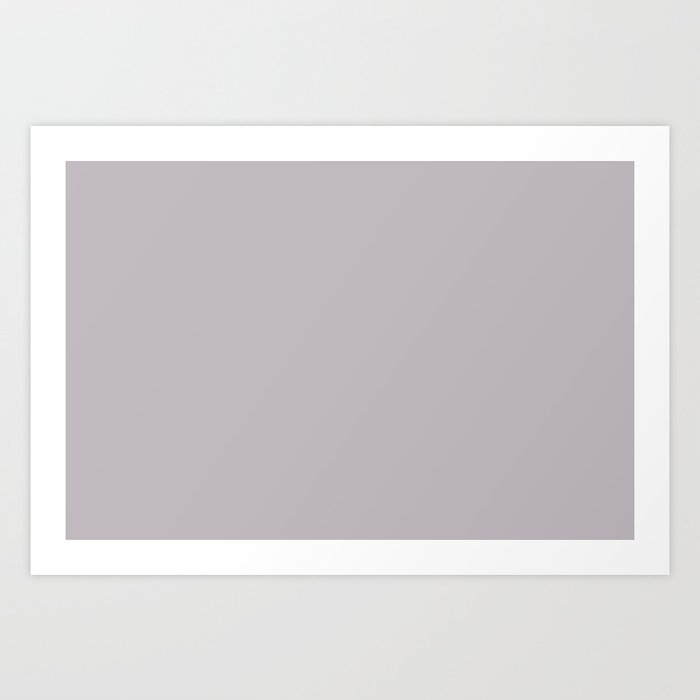 Behr Paint Standing Ovation Light Purple N570 2 Trending Color 2019 Solid Art Print By Simplysolids