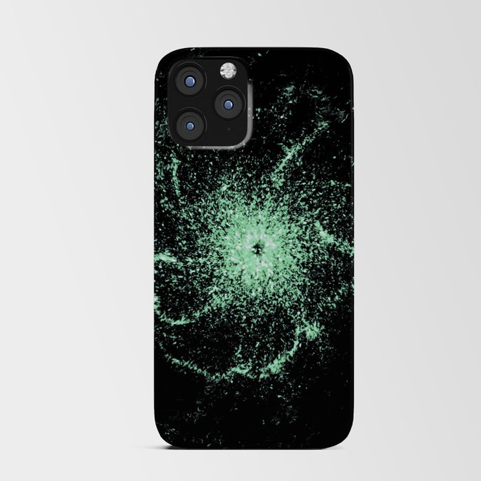 Abstract energy beam iPhone Card Case