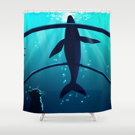 Underwater Shower Curtain