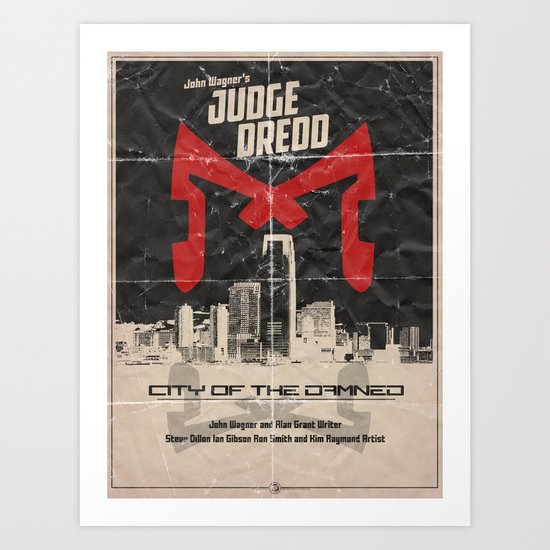 Dredd - City of the Damned Art Print