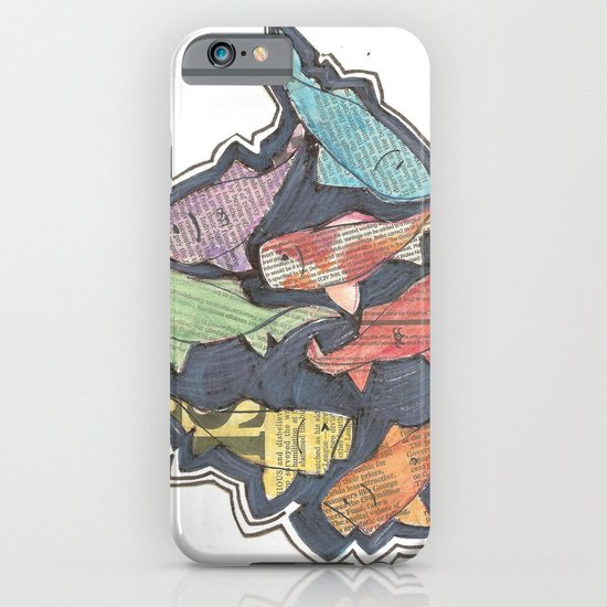 Newspaper Fish iPhone & iPod Case