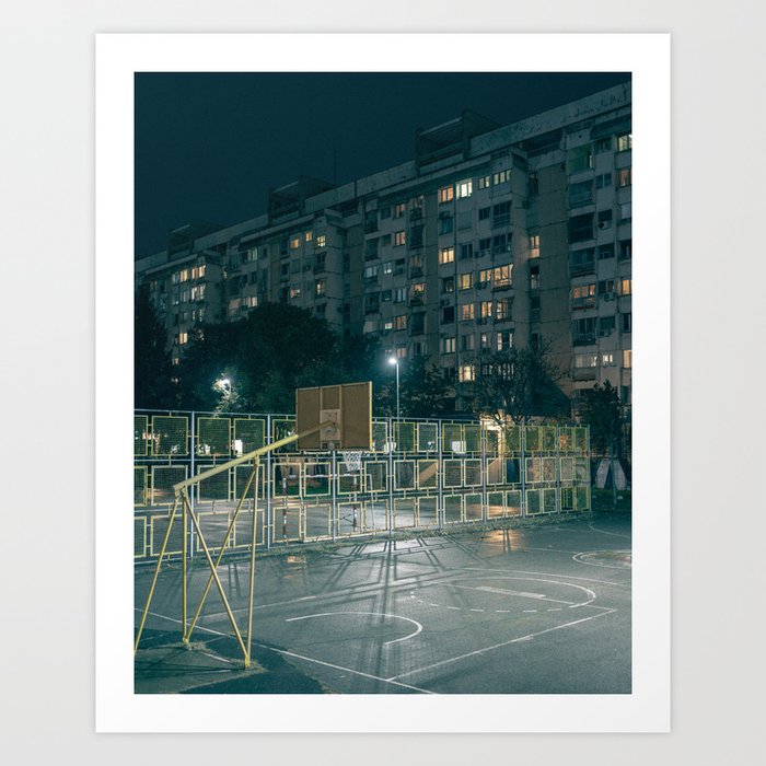 Basketball, Novi Beograd 01 Art Print
