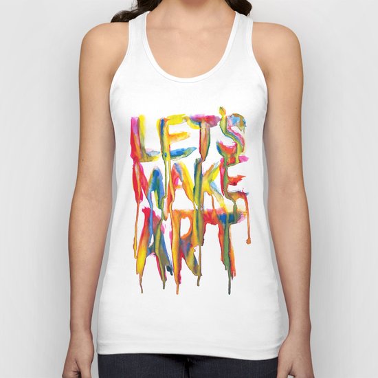 LET'S MAKE ART Unisex Tank Top