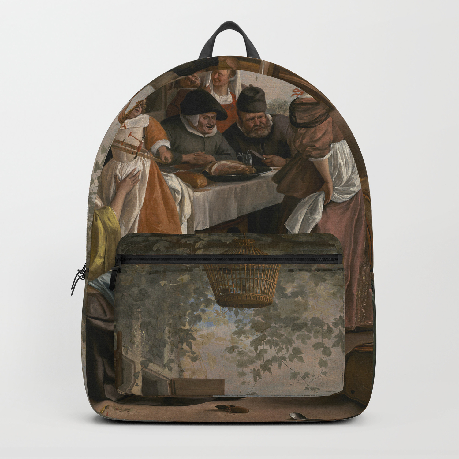 Jan Steen The Dancing Couple 1663 Painting Backpack By