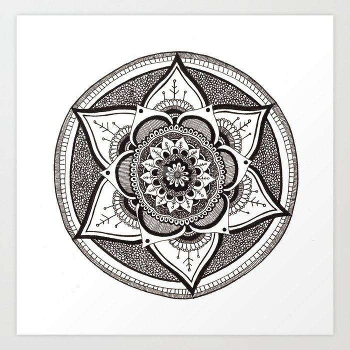 Mandala  Art Print