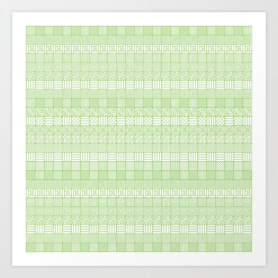 Square Syndrome Art Print