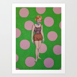 Stripes and Polka Dots Art Print
