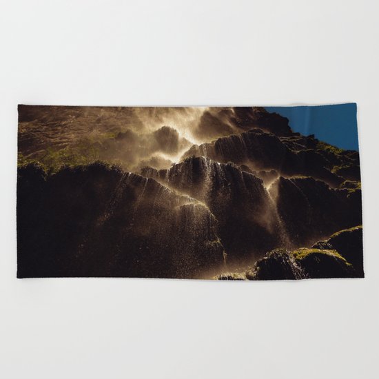 Waterfall Beach Towel