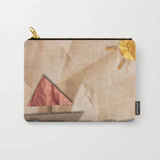 Paper Sea Carry-All Pouch