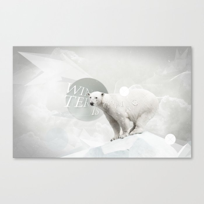 Winter is coming Canvas Print