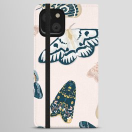 Pretty Little Moths iPhone Wallet Case