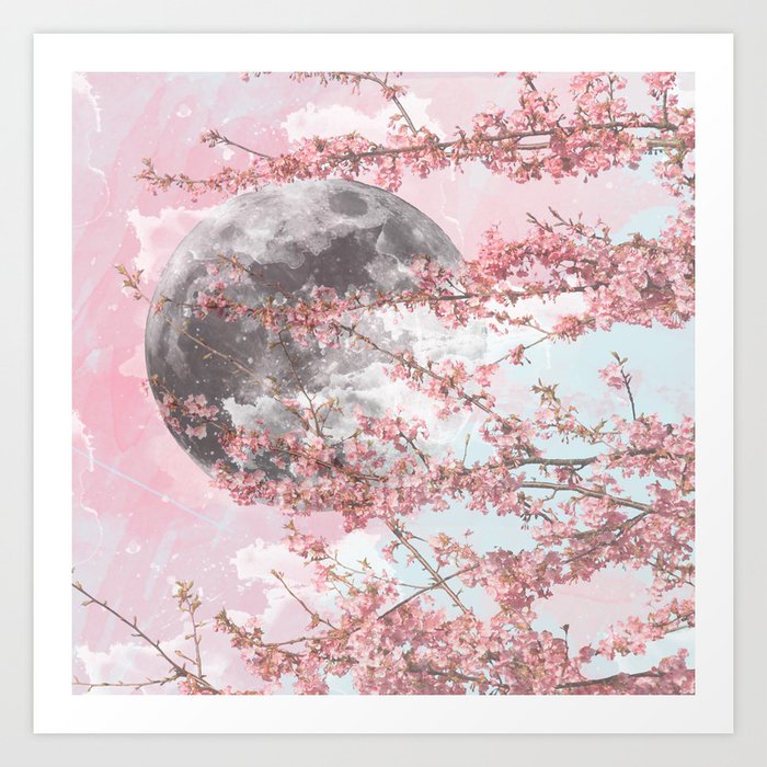 Spring Moon Art Print