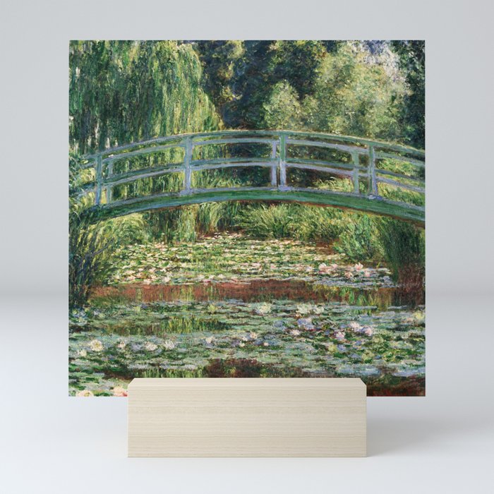 The Japanese Footbridge and the Water Lily Pool by Monet Mini Art Print