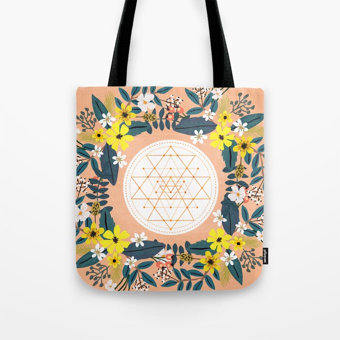 Sacred Geometry, Om. Tote Bag