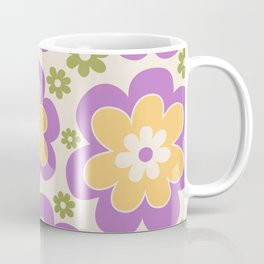Colorful Retro Flower Pattern 614 Mug