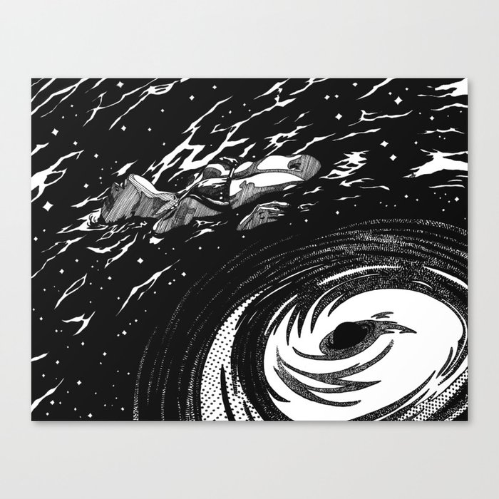 Celestial Swimming Canvas Print