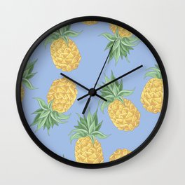Exotic Fruit Pineapple Wall Clock