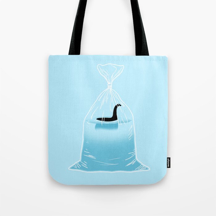 Loch Ness Golden Fish Tote Bag