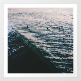 Searching the Surf Art Print
